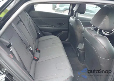 2024 Hyundai Elantra N Line z USA, uszkodzony, nr VIN KMHLR4DF1RU737993